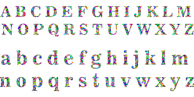 barevná abeceda