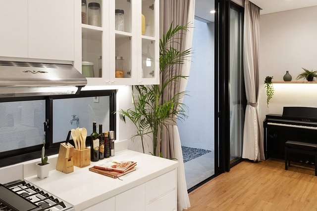 interiér mobilního domu